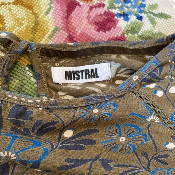 Mistral XL 1X Floral Boho Cotton Peasant Cottagecore Plus Balloon Sleeve UK - Picture 9 of 14